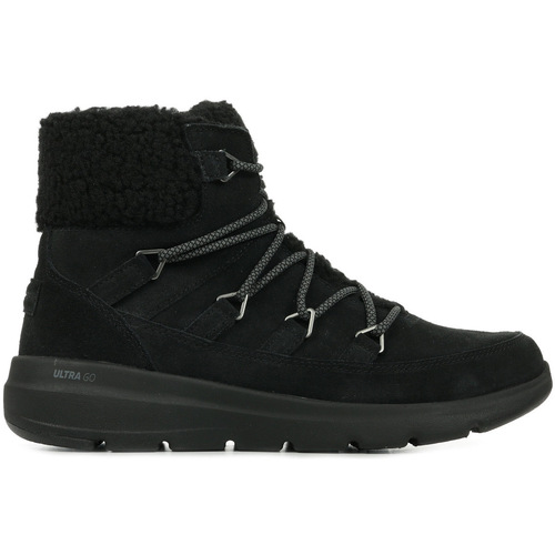 Chaussures Femme Boots Skechers Glacial Ultra Noir