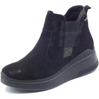 Chaussures Femme Low Heeled boots IgI&CO 4655200 Scam Super Noir