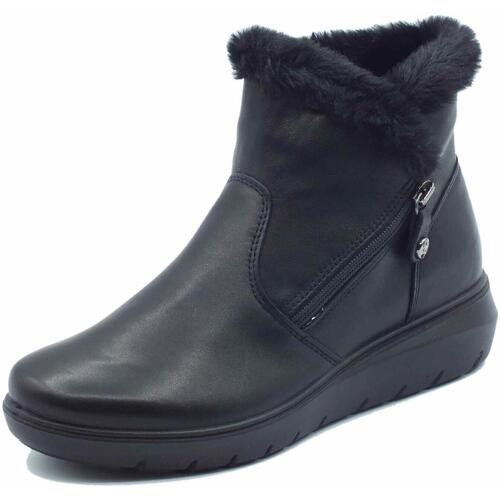 Chaussures Femme Low boots Enval 4767600 Nappa Soft Noir