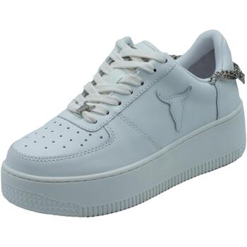 Chaussures Femme Baskets mode Windsor Smith Remember WhtSilvWht Blanc