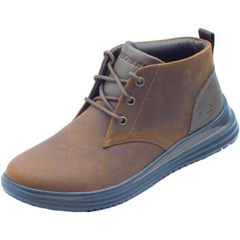 Chaussures Homme Boots Skechers 204670 Yermo Dark Marron