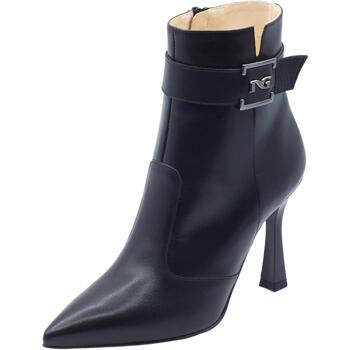 Chaussures Femme Low Match boots NeroGiardini I308645DE Nappa Pandora Noir