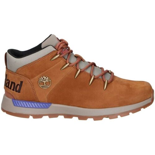 Chaussures Homme Bottes ville Timberland TB0A61FZF131 - SPRINT TREKKER MID-SADDLE Marron