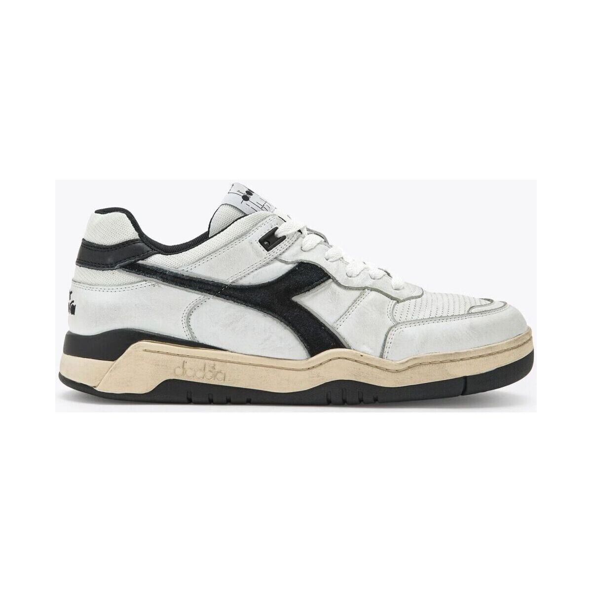 Chaussures Homme Baskets mode Diadora 180117.C0351 B.560-BIANCO/NERO Blanc