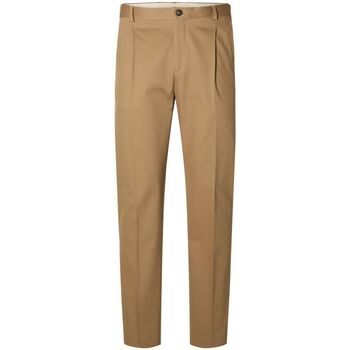 Vêtements Homme Pantalons Selected 16090954 SLIM TAPE-OTTER Beige