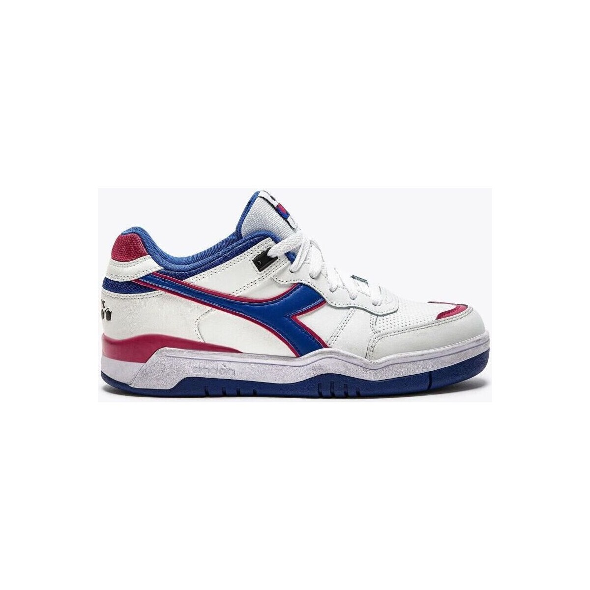 Chaussures Baskets mode Diadora 180124.C3138 B.56 ICONA-BIANCO/BLUE Blanc