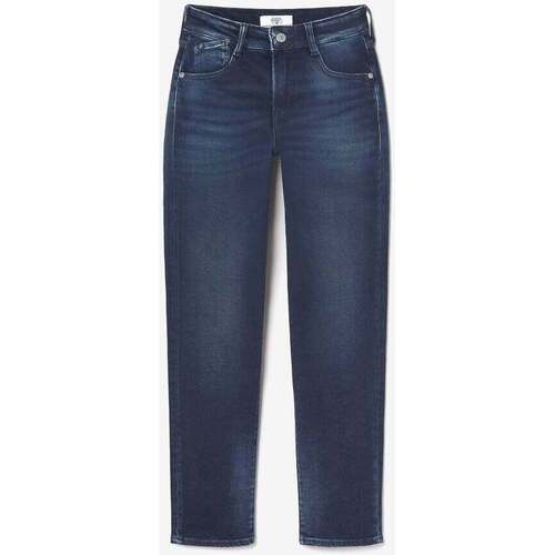 Vêtements Femme Jeans Linge de maison Basic 400/17 mom taille haute 7/8ème jeans bleu-noir Bleu