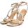 Chaussures Femme Bottes Guess Sandalo Tacco a Spillo Donna Gold Silver FL5SYVLEA03 Doré