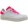 Chaussures Femme Bottes Fourline Sneaker Low Max Donna Bianco Rosa Fluo X81 Blanc