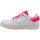 Chaussures Femme Bottes Fourline Sneaker Low Max Donna Bianco Rosa Fluo X81 Blanc