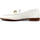 Chaussures Femme Multisport Frau Mocassino Pelle Donna Off White 94P4139 Blanc