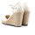 Chaussures Femme Bottes Calvin Klein Jeans Sandalo Zeppa Donna Ancient White YW0YW01194 Blanc
