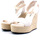 Chaussures Femme Bottes Calvin Klein Jeans Sandalo Zeppa Donna Ancient White YW0YW01026 Blanc