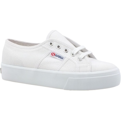Chaussures Femme Bottes Superga 2730 Mid Sneaker Donna White S2127IW Blanc