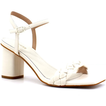 Chaussures Femme Bottes Guess Sandalo Zeppa Suola Corda FL6CDNELE03 Blanc