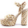 Chaussures Femme Multisport Guess Sandalo Tacco Alto Intreccio Donna Tan FL6GBNELE03 Beige