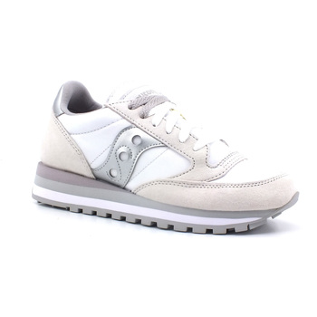 Chaussures Femme Bottes the Saucony Jazz Triple Sneaker Donna White Silver S60530-16 Blanc