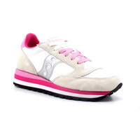 Chaussures media Multisport Saucony counter Jazz Triple Sneaker Donna White Grey Pink S60530-30 Blanc