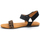 Chaussures Femme Multisport UGG W Ryneel Leopard Sandalo Pelle Black Tan W1118470 Noir