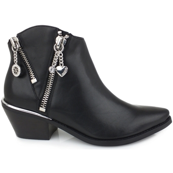 Chaussures Femme Bottes Guess Stivaletto Black FL7NEDLEA10 Noir