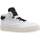 Chaussures Femme Multisport Fourline 4LINE  Sneaker Donna Mid Max Bianco Nocciola X50 Blanc