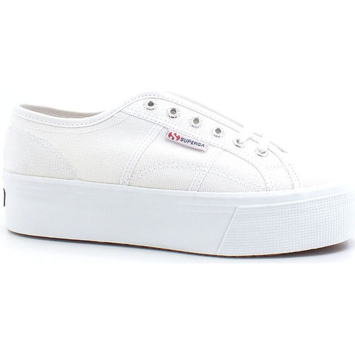 Chaussures Femme Multisport Superga 2790 Cotw Up & Down Sneaker White S9111LW Blanc