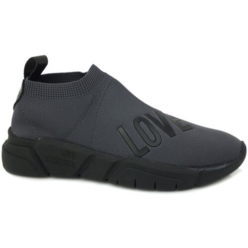 Chaussures Femme Bottes Love Moschino Sneaker Grey JA15173G06JR0018 Gris