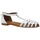 Chaussures Femme Bottines Divine Follie Sandalo Minorchina Donna Bianco 20670 Blanc