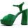 Chaussures Femme Bottes Love Moschino Sandalo Tacco Largo Donna Verde JA1605CG1GIM185A Vert