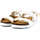 Chaussures Femme Bottes Geox Brionia Sandalo Donna White D35SYJ000BCC1000 Blanc