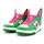 Chaussures Femme Bottes Chiara Ferragni Sneaker High Donna Green Pink Fluo CF3114-078 Vert