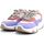 Chaussures Femme Bottes Guess Sneaker Donna Tricolor Lilac FL5GLDPEL12 Multicolore