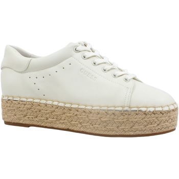 Chaussures Femme Bottes Guess LGR Sneaker Suola Corda Donna White FL6MLELEA14 Blanc