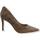 Chaussures Femme Bottes Guess Dècolletè Tacco Loghi Beige Brown FL5P2IFAL08 Beige