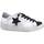 Chaussures Femme Multisport Balada Sneaker Low Donna Glitter White Black 2SD3621 Blanc