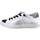 Chaussures Femme Bottes Balada Sneaker Low Donna Glitter White Black 2SD3621 Blanc
