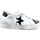 Chaussures Femme Bottes Balada Sneaker Low Zebra Bianco Argento 2SD3219 Blanc