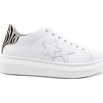 Chaussures Femme Bottes Balada Sneaker Princes Retro White Zebra Brown 2SD3256 Blanc