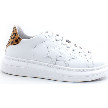Chaussures Femme Bottes Balada Sneaker Princess Retro White Leopard 2SD3469 Blanc