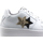 Chaussures Femme Bottes Balada Sneaker Queen Low Platform White Gold Black 2SD3272 Blanc