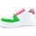 Chaussures Femme Bottes Balada Sneaker Queen Low Platform White Pink Fluo Green 2SD3493 Blanc