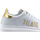 Chaussures Femme Multisport Alviero Martini Sneaker Retro Gold White N0285-578P Blanc