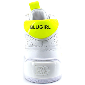 Blugirl Blumarine Wow 02 Sneaker Pelle White Yellow 6A2511PX246 Blanc