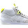 Chaussures Femme Bottes Blugirl Blumarine Wow 02 Sneaker Pelle White Yellow 6A2511PX246 Blanc