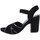 Chaussures Femme Bottes Café Noir Sandalo Nero ILA523 Noir