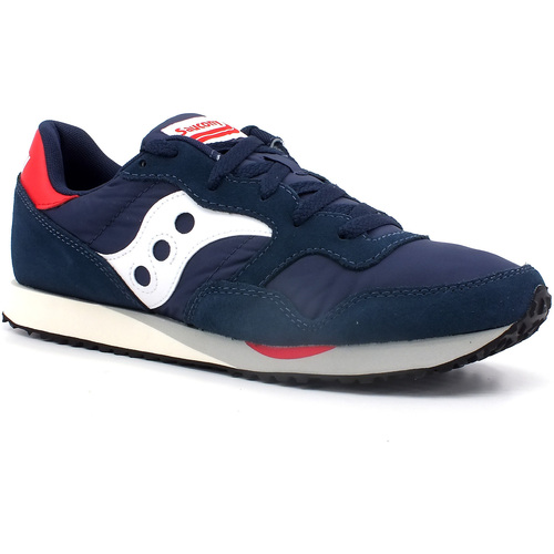 Chaussures Homme Multisport Saucony Dxn Trainer Vintage Sneaker Uomo Navy White S70757-3 Bleu