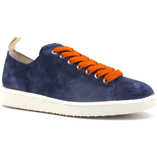 Chaussures Homme Multisport Panchic Sneaker Suede Blue Blizzard Orange P01M00100222016 Bleu