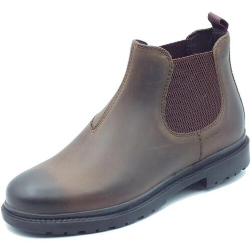Chaussures Homme Boots Geox U16DDA Andalo Coffee Marron