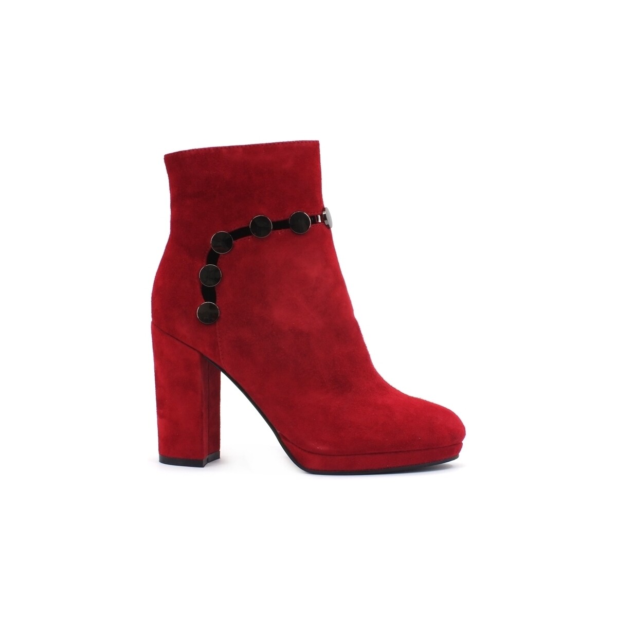 Chaussures Femme Bottes Café Noir CAFéNOIR Stivaletto Rosso HMD534 Rouge