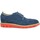 Chaussures Homme Multisport Café Noir Stringata Blu IRP611 Bleu